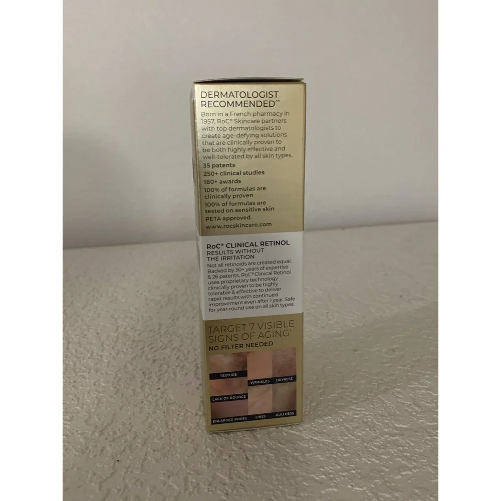 RoC Retinol Correxion Line Smoothing Triple Serum Hyaluronic Acid 1oz 30ml NEW